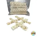 Sachet de tresses en peau de bœufs séchés - Mastications naturelles - 250g