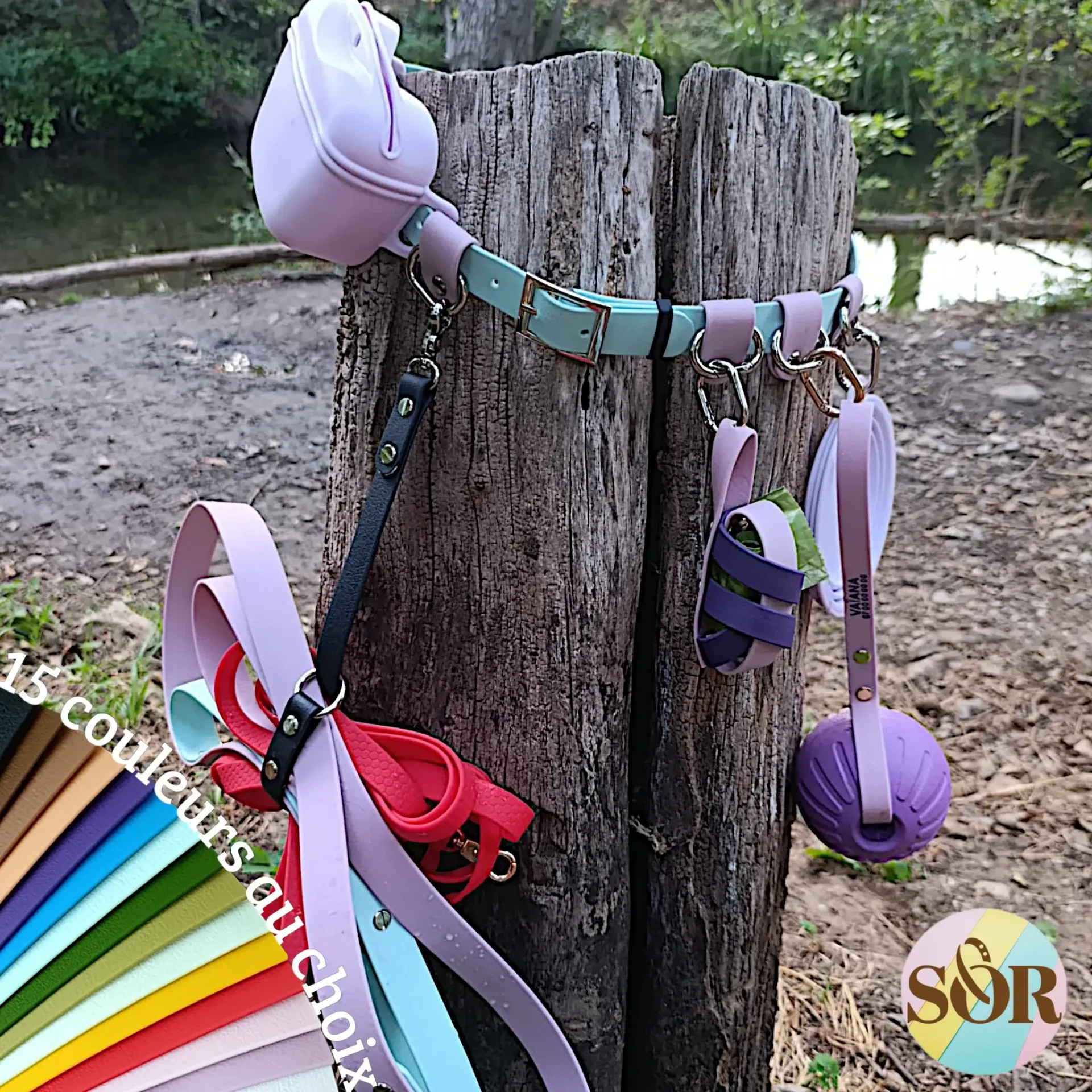 PACK complet ceinture + 5 accessoires personnalisables