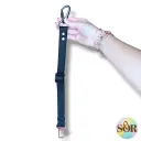 Ceinture de sécurité réglable en Hexa noir - Largeur 25mm