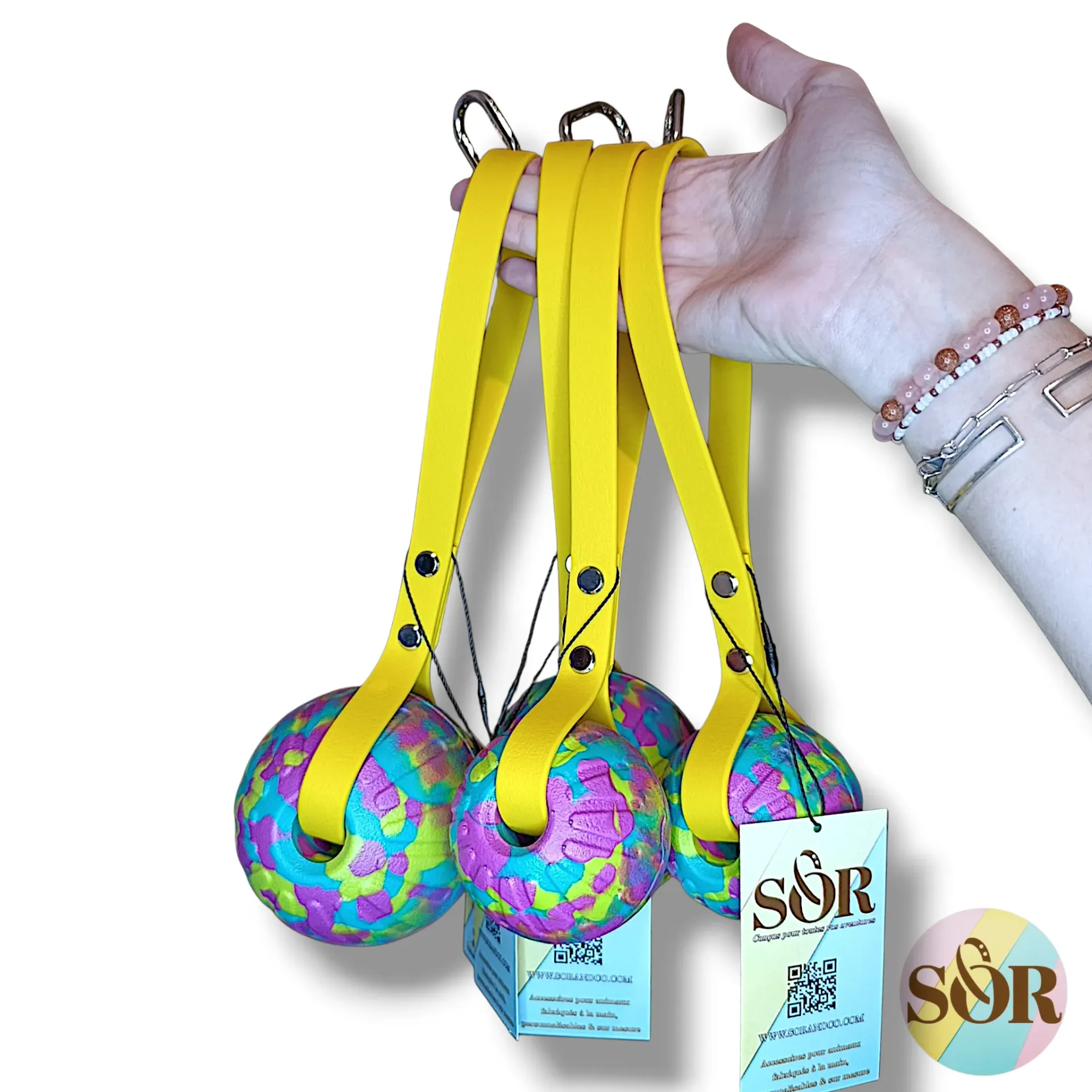 Jouet balle flottante - 2 tailles différentes