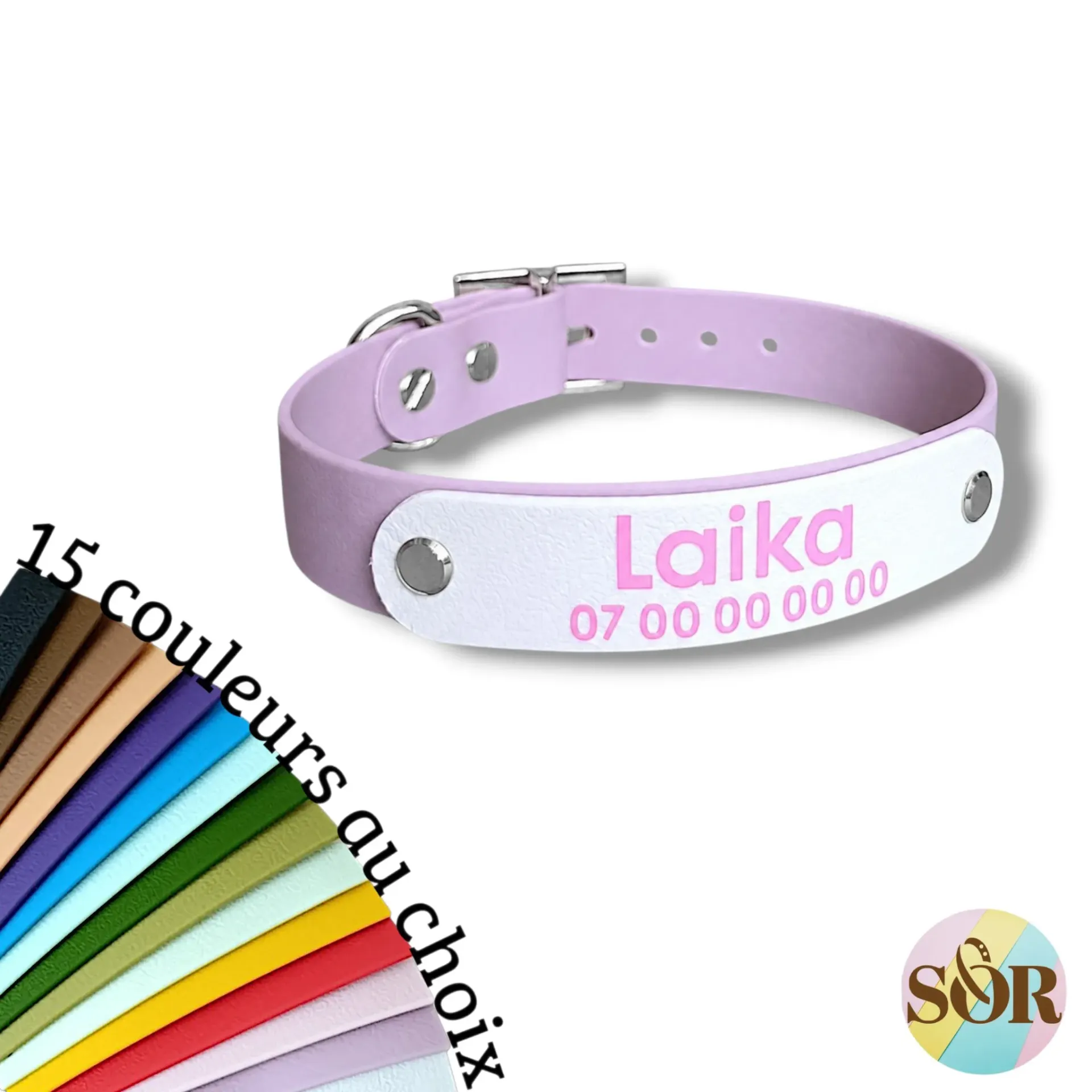 Collier personnalisable & sur mesure - Largeur 25mm