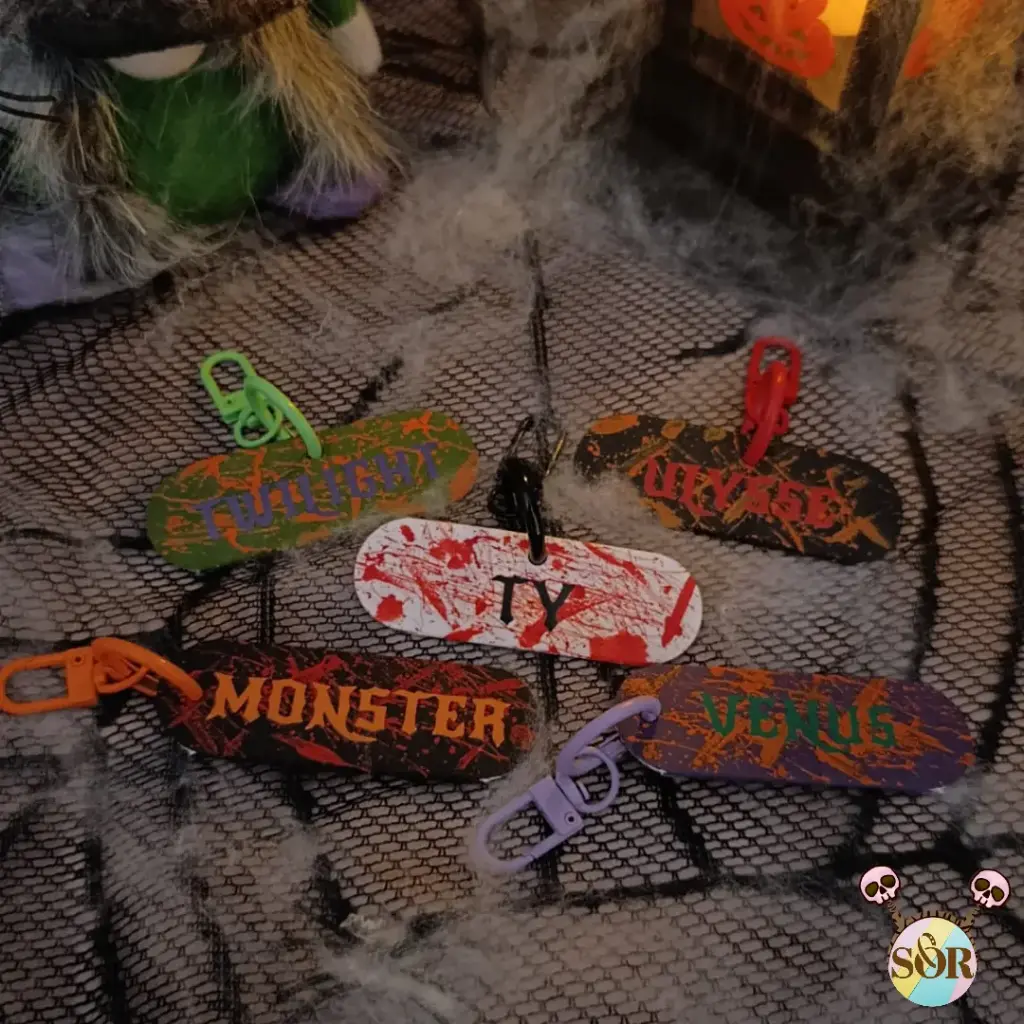 Halloween - Médaille d'identification personnalisable 