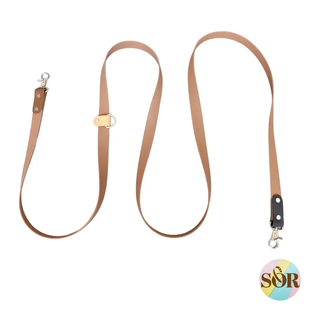 Laisse multipositions jusqu'à 4 couleurs personnalisable - Largeur 25mm 